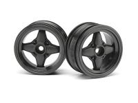 Диски 1|10 мини - MX60 4 SPOKE GUNMETAL (вынос 0mm| 2шт) - HPI-3904