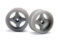 Диски 1|10 мини - MX60 4 SPOKE WHITE (вынос 3mm| 2шт) - HPI-3905