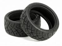 Шины туринг 1|10 - X PATTERN RADIAL 26MM (D COMPOUND) 2шт - HPI-4790