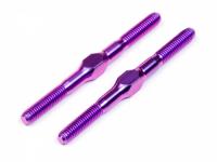 Тяги регулируемые титановые M3x40мм (PURPLE) 2шт - HPI-61647