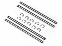 Оси рычагов с фиксаторами 4шт (CARBON STEEL|INNER|F and R) - HPI-66798