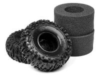 Шины + вставки краулер 1|10 - HB ROVER TIRE (soft) 2шт - HPI-67772