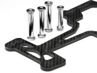 Верхняя пластина шасси графит GRAPHITE UPPER DECK SET (NITRO RS4 MT) - HPI-73017
