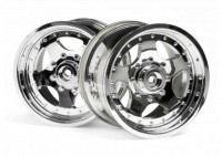 Диски трак 1|10 - AR5 CHROME (83x56мм) 2шт - HPI-82001