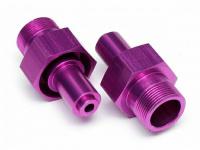 Хабы колесные передние 24MM (PURPLE|2шт) - HPI-86465