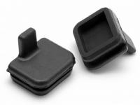 Заглушки резиновые 10X11MM (BLACK) 2шт - HPI-87027