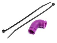 Патрубок фильтра 1|10 - 12X30mm (PURPLE) SILICONE - HPI-87057