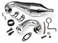Выхлопная система резонансная  W| HD STEEL HEADER (BAJA) полный компл. - HPI-87401