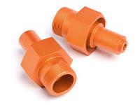 Хабы колесные - перед 24mm (ORANGE|2шт) - HPI-87493