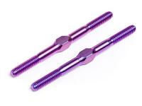 Тяги регулируемые титановые M3x46mm (2шт| PURPLE) - HPI-93473