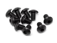Винты BUTTON HEAD M4x6mm (HEX SOCKET|10шт) - HPI-94552