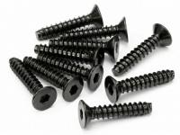TP FLAT HEAD SCREW M4X20MM (HEX SOCKET|10PCS) - HPI-94633