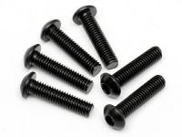 Винты - BUTTON HEAD M6x25mm (HEX SOCKET|6шт) - HPI-94909
