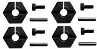 Хабы колесные ALUMINIUM (зажимаемые) 4 компл - HPI-HB70742