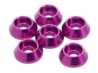 Шайбы конические 3x10x3.5мм (PURPLE|6шт) - HPI-Z845