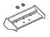 Rear wing white - LRP-112346