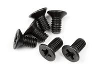 Винты FH M3x6mm (6шт) под крест - MV28037