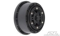 Диски шорт 1|10 - Split Six 2.2|3.0 Black|Black Bead-Loc Front (for SC10) 2шт - PL2716-02**