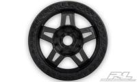 Диски трак 1|8 - Tech 5 | 3.8? (40 Series| Black |2.75? wide| Zero Offset| hex17mm) 2шт - PL2722-03