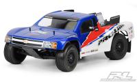 Кузов шорт-корс 1:10 - Chevy Silveradoa 1500 Pro-2 Clear Body for Slash, Slash 4X4, SC10, Ultima SC and Blitz - PL3350-00