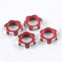 Гайки колес 1|8 - V2 Wheels Nuts 1.00mm Thread - Red (4шт) - PS00025