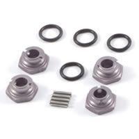 Хабы колесные - 1|10th Wheel Hubs Standard - Grey (4шт) - PS00033