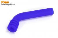Отвод выхлопных газов для 1|10 (Silicone BLUE) длинный - TM-119032B
