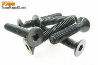 Винты 3x18mm Steel FH (6шт) - TM-126318