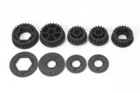 Шкивы для G4 комплект (27T, 19T, 25T, 19T, 21T) - TM-504013