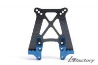 Стойка амортизаторов передние T4 (Carbon|Alum) - TM-K1514B