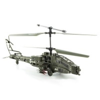 Радиоуправляемый вертолет Syma S009G Apache Military AH-64 40Mhz - S009G