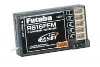 Микроприемник 6-канальный R616FFM 6Ch 2.4GHz FASST Micro Park Flyer Rx - FUR616FFM