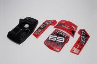 Панели кузова Kyosho AXXE (красные) - EZ025R