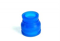 JAT002A1.3 Silicone Connector - Manifold to Tuned Pipe w|h Lock Tie (1 set) BLUE - SGE-0120-01