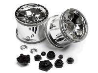 Диски трак 1|10 - WARLOCK CHROME (2.2in| 2шт) - HPI-106722