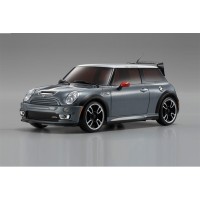 Кузов для модели Mini-Z Kyosho MR-03N-HM Mini Cooper S JCW GP Grey масштаб 1:27 - MZP127GR-B