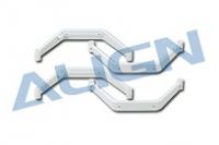 Стойки посадочных шасси, пластик, белые, T-Rex 250 - H25073TA