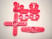 Качалка универсальная (Futaba, Ko Propo, Sanwa, Hitec) Fluo Red - GSC-900007FR