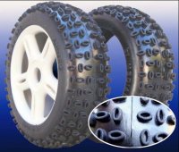 Колеса в сборе Adheris жесткие белый диск - J26985|17BP