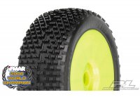 Колеса в сборе багги 1|8 - Bow-Tie M2 ЖЕЛТЫЙ Диск (2шт) - PL9025-41