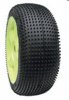 Колеса в сборе (Багги 1|8) Sonic жесткие | желтый диск | 2шт - J25085|17JP