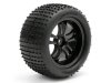 Колеса в сборе MINIZILLA | MICRO PIN | диск BLACK (2шт) - HPI-HB70481