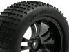 Колеса в сборе MINIZILLA | MICRO PIN | диск BLACK (2шт) - HPI-HB70481