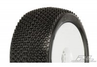 Колеса в сборе трак 1|8 - Caliber VTR 4.0* M2 (Medium) желтый диск без выноса (2шт) - PL9032-12