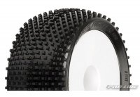 Колеса в сборе (Трак 1|8) - Crime Fighter M2 | размерность LPR | ЖЕЛТЫЙ диск | Хаб-17mm | Standard Offset | 2шт - PL1141-12