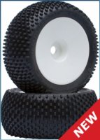 Колеса в сборе (Трак 1|8) - VTEC LP Kamikaze wheel - SUPER SOFT (2шт) - LRP-65520SS