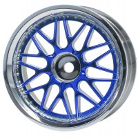 Комплект дисков (4шт.), 20 спиц, синие+хром - SWS-3320069_bu