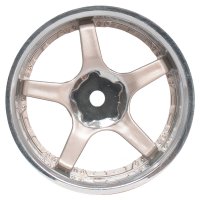 Комплект дисков (4шт.), 5 спиц, хром+красные - SWS-3320067_sr