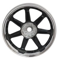 Комплект дисков (4шт.), 7 спиц, черные с хромом - SWS-3320100_sb