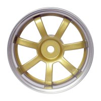 Комплект дисков (4шт.), 7 спиц, золото+хром - SWS-3320019